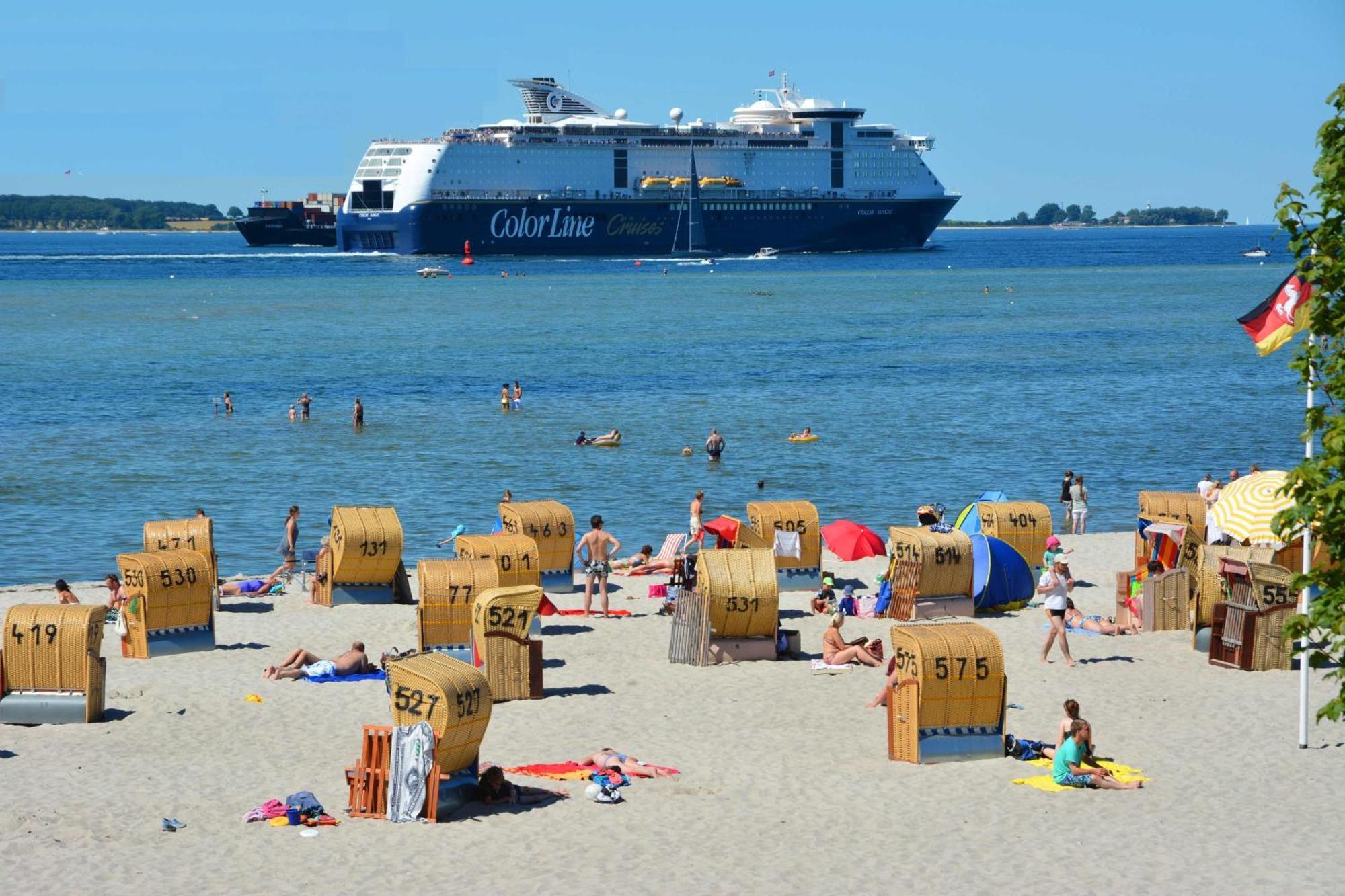 Haus Panorama Laboe Beachview Bagian luar foto
